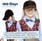 4E's Novelty Old Man Costume Kit for Kids & Adults, Includes Hat with Wig, Glasses, Stick-on Mustache & Eyebrows - 100th Day of School Costume for Boys